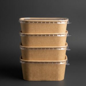 Kraft Lid Food Container